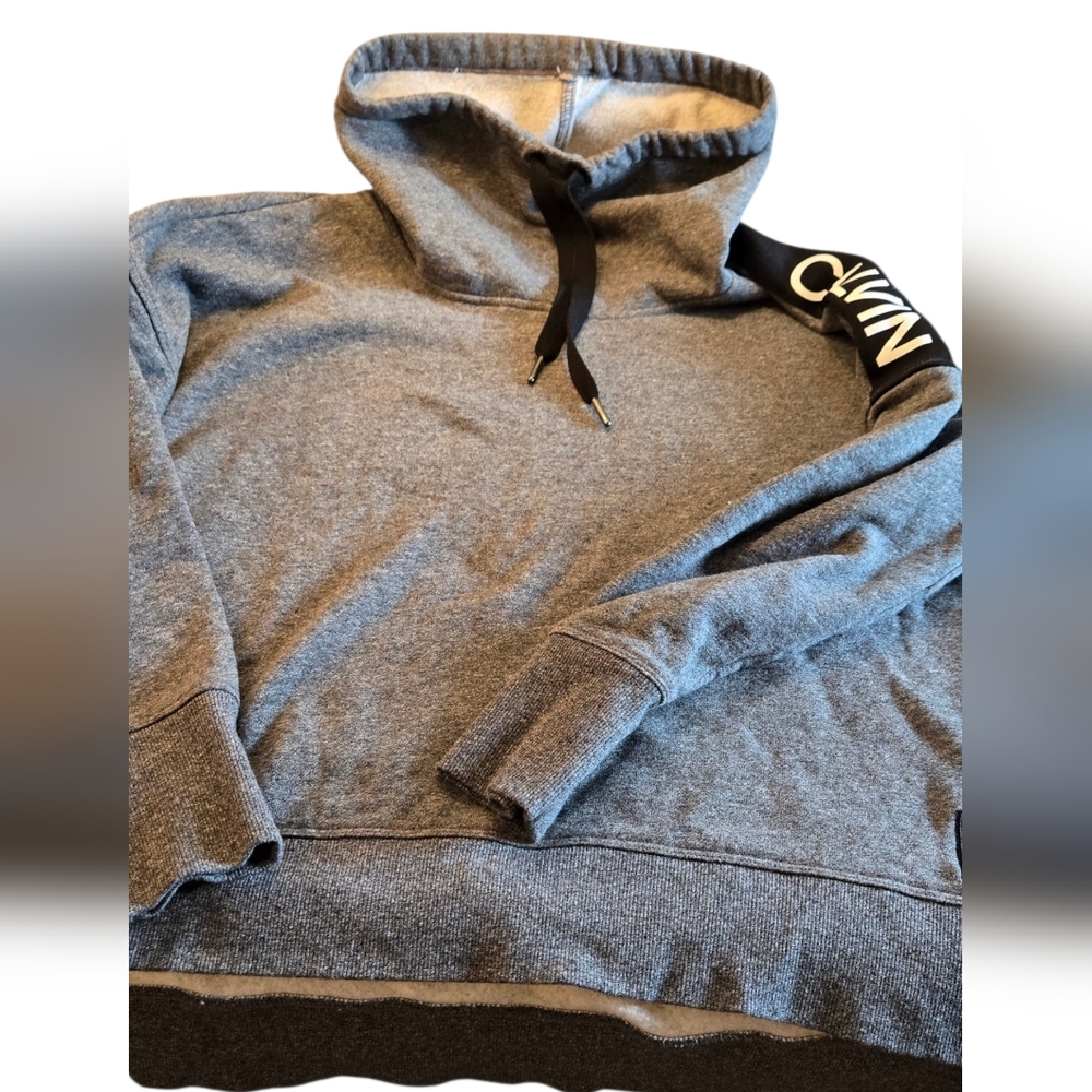 Calvin Klein Performance Cowl Neck Gray Sweatshirt Size Med